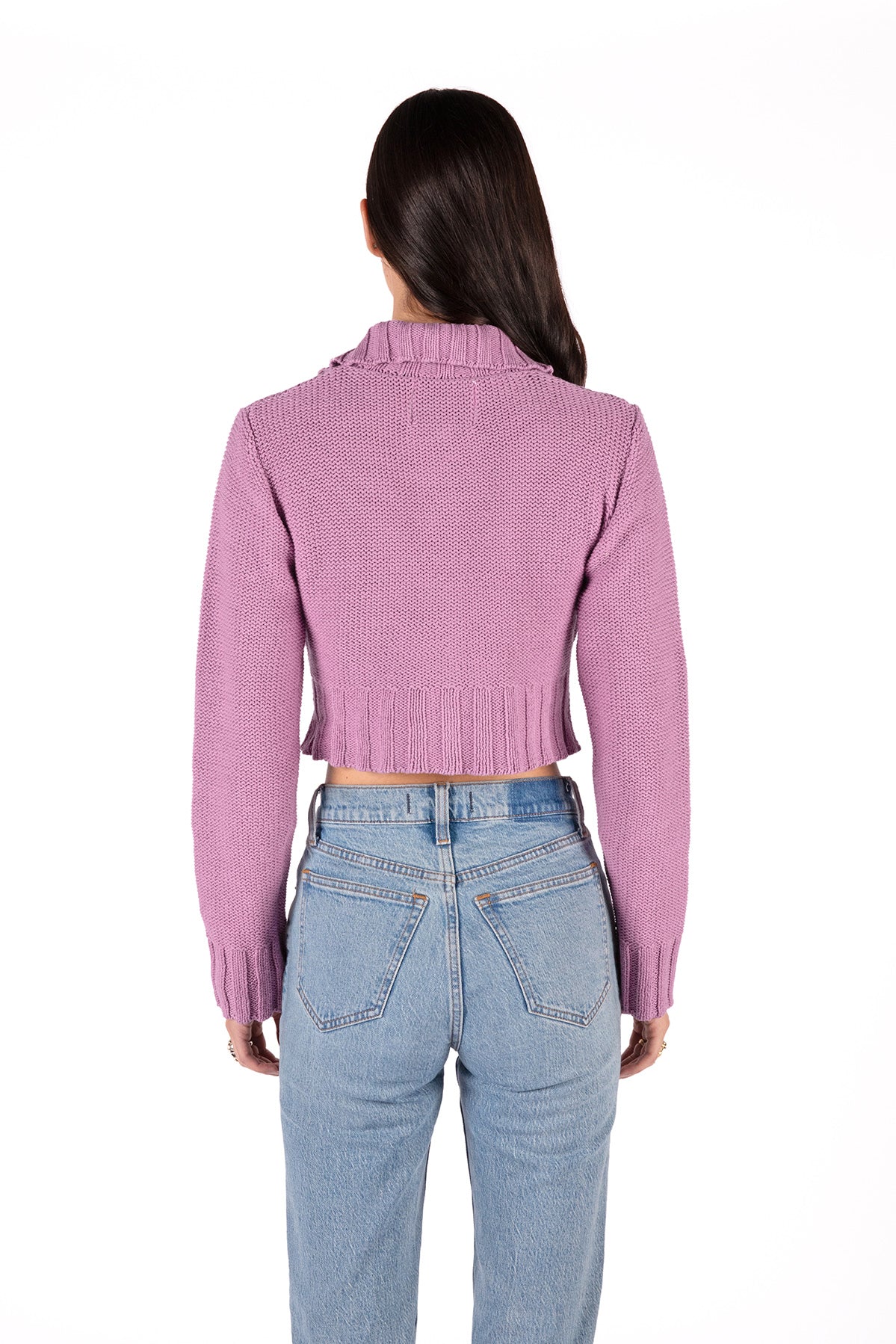 Lior Cropped Vegan Sweater - Image 4
