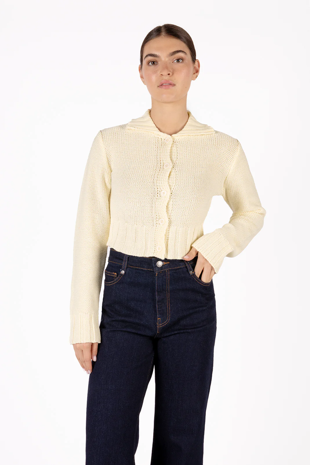 Lior Cropped Vegan Sweater - Image 7