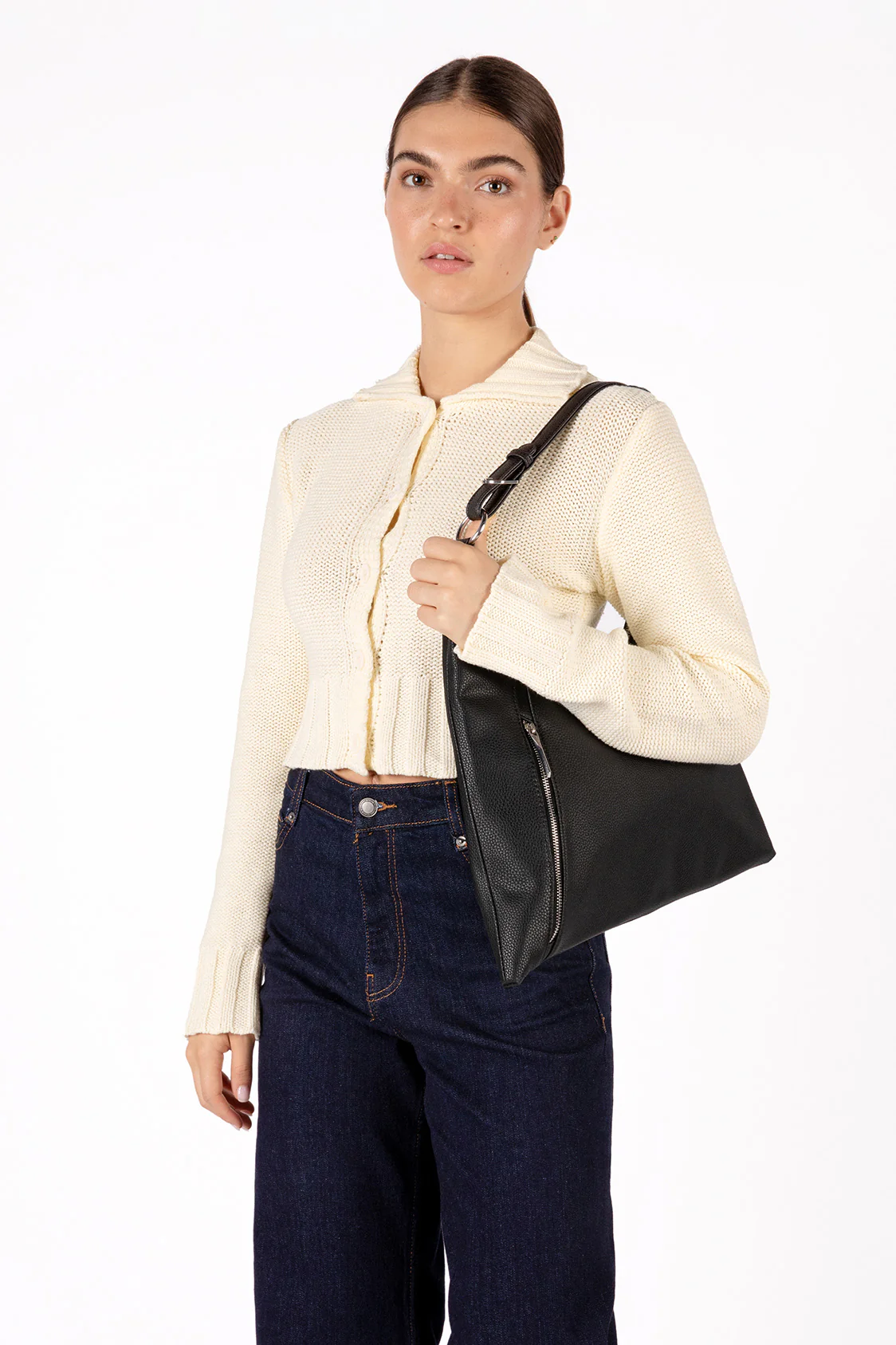 Lior Cropped Vegan Sweater - Image 9