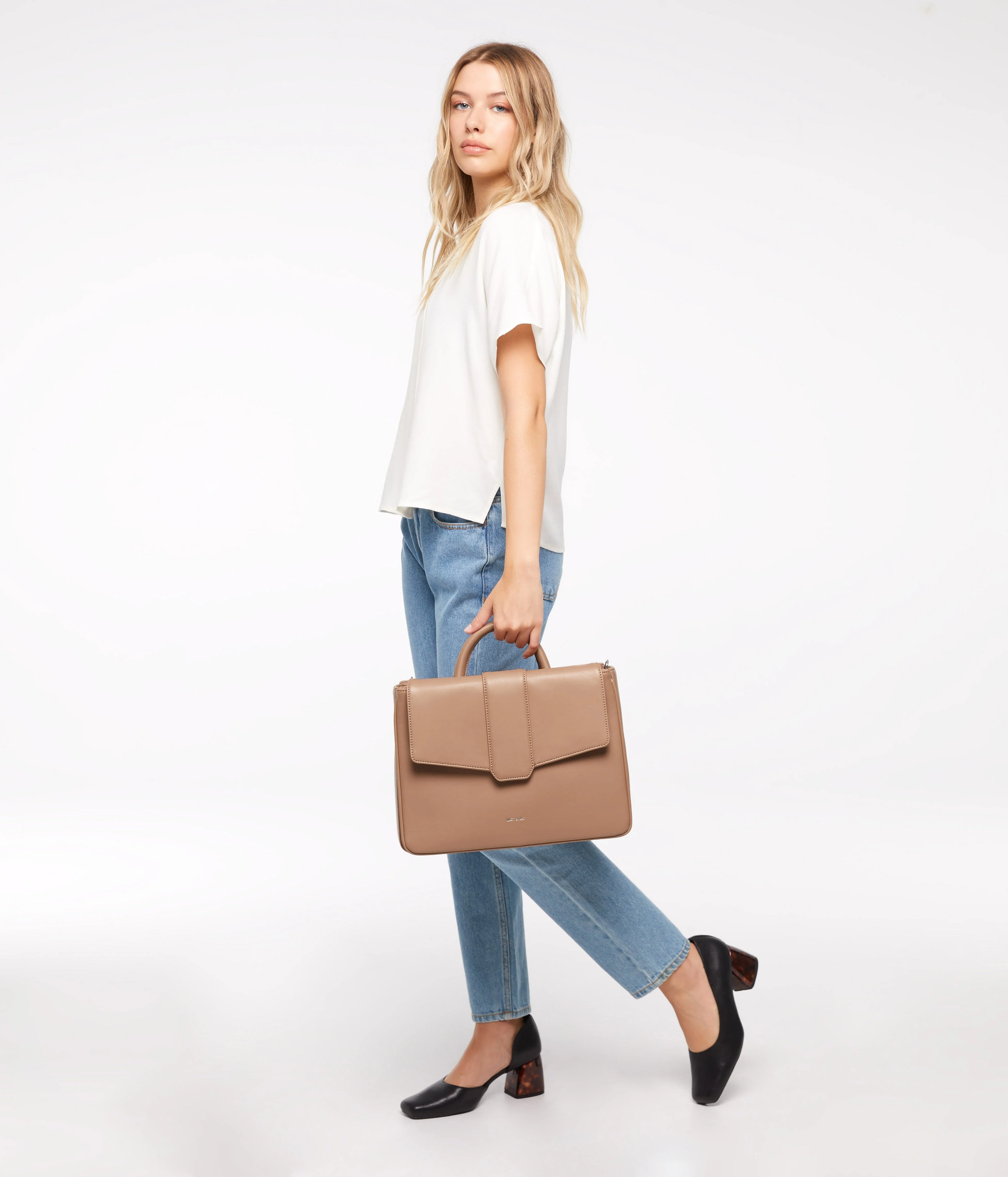 ZOE Vegan Satchel - Loom - Image 13